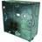 Wickes 1 Gang Metal Box 35mm Silver
