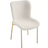 tectake Tessa White/Gold Köksstol 90cm
