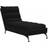 vidaXL 379470 Black Loungestol 74cm