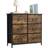 Lifewit Multi-Level Rustic Brown Byrå 80x73.7cm