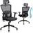 Youhauchair Ergonomic Adjustable Black Office Chair 126cm