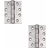 Loops Pair 13 Ball Bearing Radius Door Hinge 2pcs 200x200mm