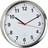 TFA Dostmann Radio Controlled Silver/White Wall Clock 19.5cm