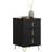 SoBuy Nightstand FBT115-L-SCH Black Sängbord 40x40cm