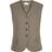 Neo Noir Gamina Structure Waistcoat - Khaki