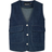 Pieces Fabia Denim Vest - Dark Blue