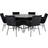 Kalisom Black Spisebord 140cm 7stk