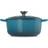 Le Creuset Deep Teal Signature Cast Iron Round med låg 20cm
