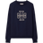 Tory Burch Heavy French Terry Logo Crewneck - Tory Navy