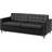 IKEA LANDSKRONA Black Soffa 223cm 3-sits