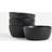 H&M 4-Pack Small Porcelain Bowls - Black Bowl 13.5cm 4pcs