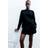 H&M Cotton Jersey Top - Black