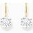 Thomas Sabo Gold-Plated Sterling and Zirconia Drop Earrings - 925 Silver/CZ