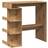 vidaXL with Storage Rack 100 x 50 x 101.5 cm Bar Table