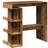 vidaXL with Storage Rack 100 x 48 x 101.5 cm Bar Table