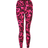 Dare 2b Women's Influential 7/8 Gym Leggings - Pure Pink Graffiti