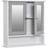 kleankin Bathroom Mirror Cabinet Storage Organiser