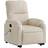 vidaXL Massagestol Med Løftefunktion Mikrofiberstof Beige