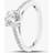 T.H.Baker Laboratory-Grown 1.20ct Brilliant Cut Diamond Shoulder Set Solitaire Ring LGR35523-120 - Silver