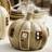 Ib Laursen House In The Shape of A Pumpkin Cream Lanterne 14cm