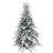 Homcom Bushy Snow Green and White Christmas Tree 182.9cm