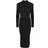 Y.A.S olinda High Neck Ls Long Dress - Black