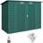 OutSunny 8 x 4 FT Metal Garden Storage Shed Green (Building Area )