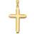 Bagatela 14K Yellow Gold Solid Cross Pendant