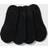 Pieces Footsie Invisible Socks 4 Pack - Black
