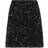 Neo Noir Miva Velvet Sequins Skirt - Black