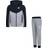 Nike Little Kid's Sportswear Tech Fleece Full-Zip Hoodie Set 2-piece - Dark Grey Heather (86L050-G0E)