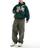 ASOS DESIGN Loose Cargo Trousers - Washed Green