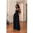 PrettyLittleThing PLT Label Black Corset Bust Detail Wide Leg Jumpsuit