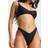 ASOS DESIGN Maya Mix and Match V High Leg Hipster Bikini Bottom - Black