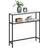 Vasagle ULNT130W59 Marble White/Ink Black Console Table 20.1x80cm