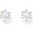 Thomas Sabo Gold Plated Ear Studs with White Zirconia - Gold/Silver/White