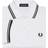 Fred Perry Twin Tipped Polo - White