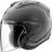 Arai SZ-R Evo Solid Open Face Helmet - Matt Dark Grey