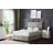 DS Living Amelia Upholstered Cream Panel Divan Bed - Double