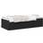vidaXL Black Guest Bed 75 x 190 cm