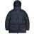 Rains Alta Long Puffer Cargo Jacket - Navy