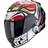 Scorpion EXO-491 Pirate Full Face Helmet - Black/White/Pink/Yellow