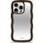 Holdit iPhone 14 Pro Wavy Skal Chocolate Mirror