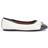 River Island Womens Beige Wide Fit Toe Cap Stitch Ballet Pumps Wide Fit