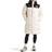 The North Face Nuptse Parka White Dune Jacket - Black