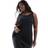 Yours loose vest in black