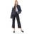 ASOS DESIGN cropped comfort stretch straight leg jean in black