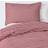 John Lewis Gingham Set - Berry Duvet Cover Red