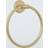 John Lewis Elegance Towel Ring, Brushed Brass
