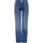 Only Blush Mid Waist Straight Fit Jeans - Blue/Medium Blue Denim